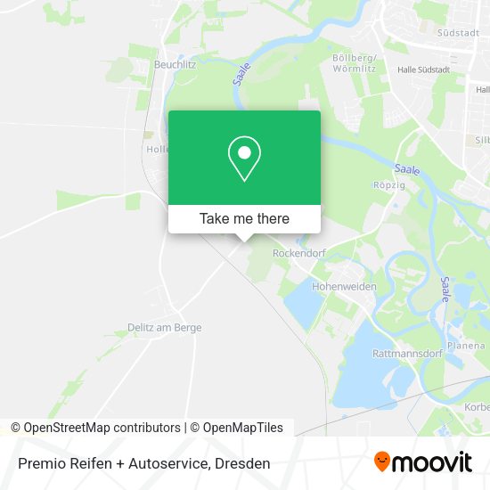 Карта Premio Reifen + Autoservice