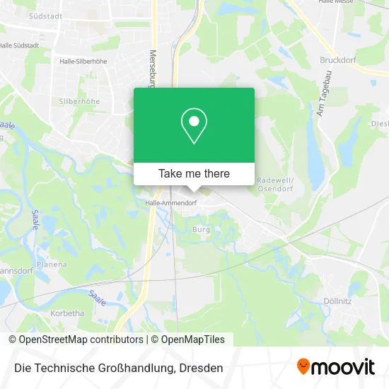 Карта Die Technische Großhandlung