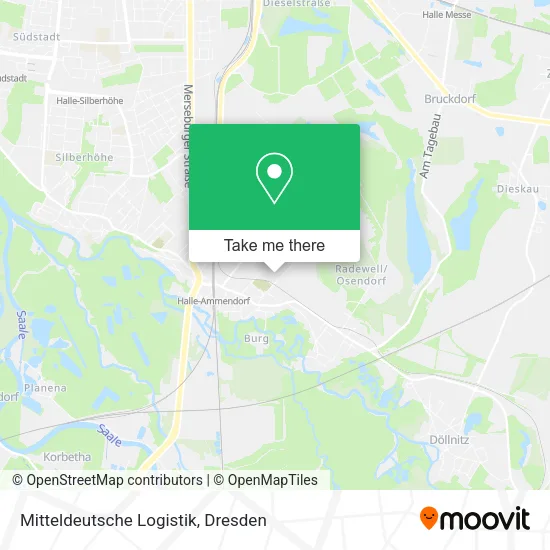Карта Mitteldeutsche Logistik