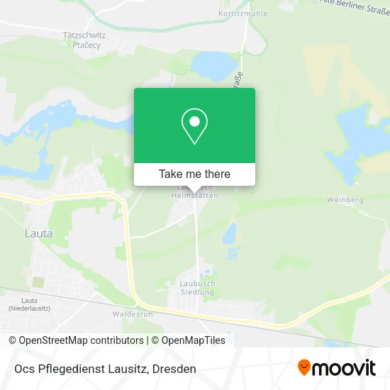Карта Ocs Pflegedienst Lausitz