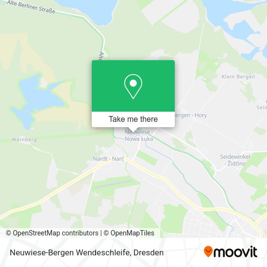 Карта Neuwiese-Bergen Wendeschleife