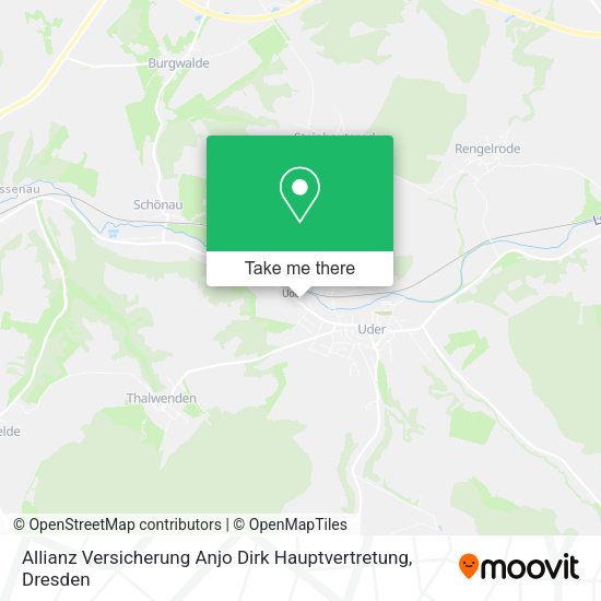 Карта Allianz Versicherung Anjo Dirk Hauptvertretung