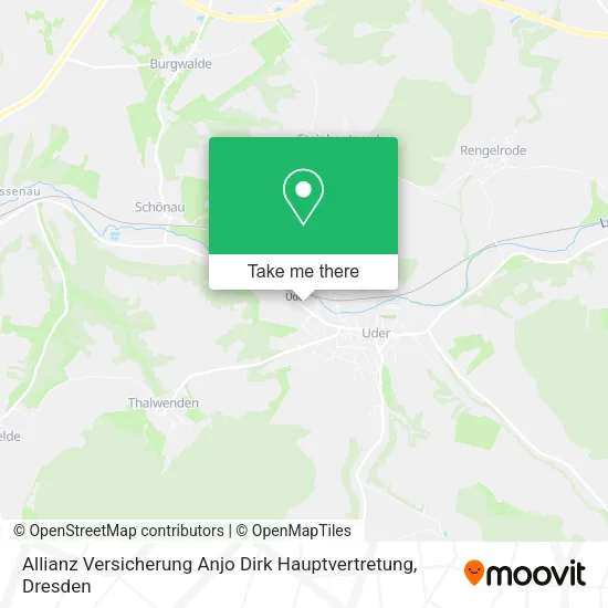 Карта Allianz Versicherung Anjo Dirk Hauptvertretung