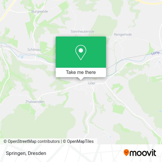 Карта Springen