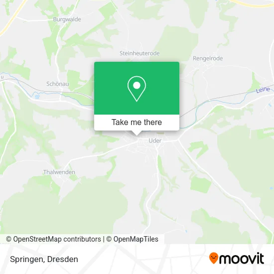 Карта Springen