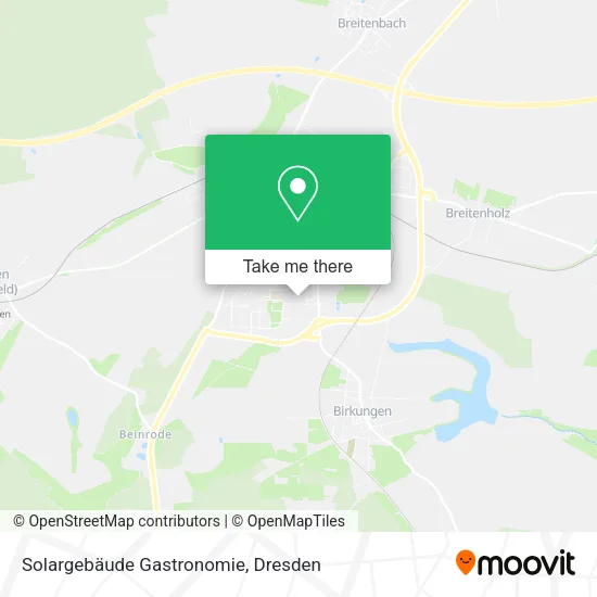 Solargebäude Gastronomie map