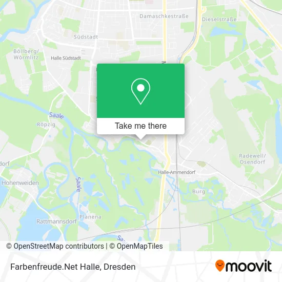 Карта Farbenfreude.Net Halle