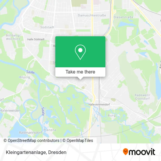 Карта Kleingartenanlage