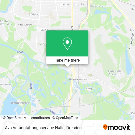 Карта Avs Veranstaltungsservice Halle