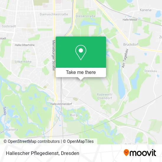 Карта Hallescher Pflegedienst