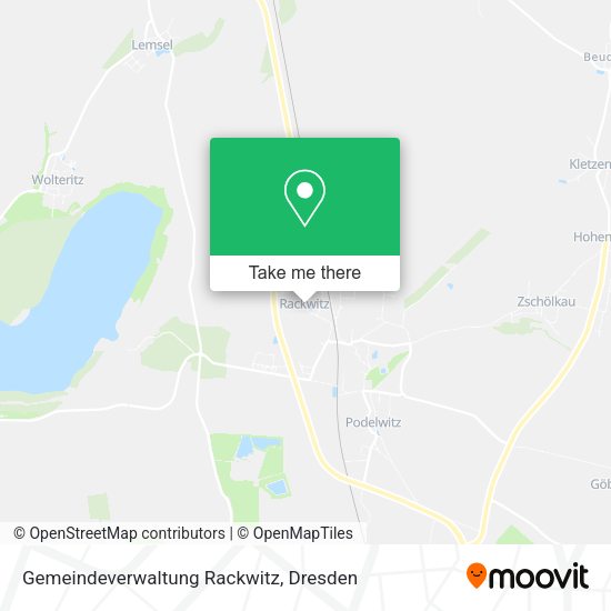 Карта Gemeindeverwaltung Rackwitz