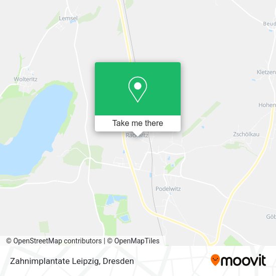 Карта Zahnimplantate Leipzig