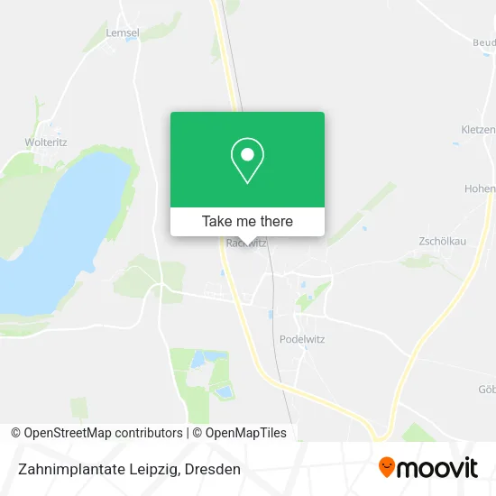 Карта Zahnimplantate Leipzig