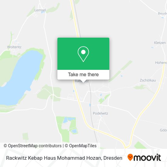 Карта Rackwitz Kebap Haus Mohammad Hozan
