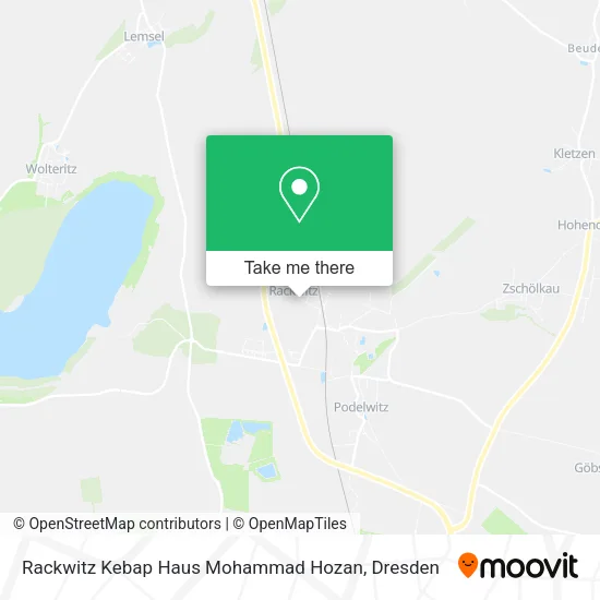 Карта Rackwitz Kebap Haus Mohammad Hozan