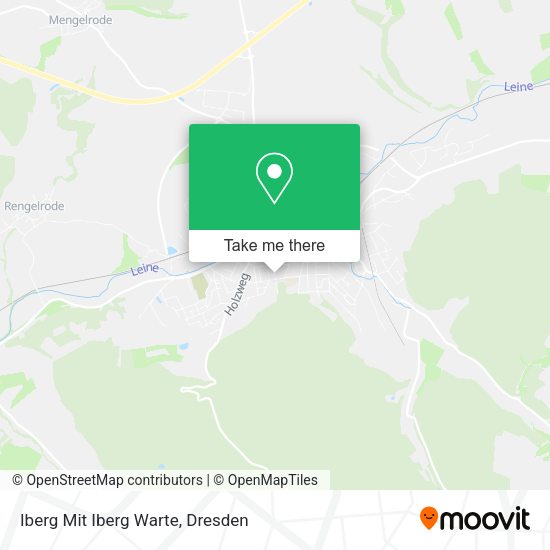 Карта Iberg Mit Iberg Warte