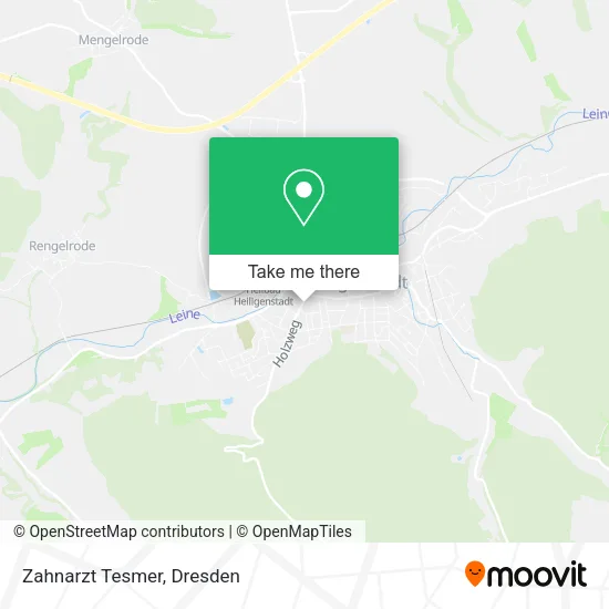 Карта Zahnarzt Tesmer