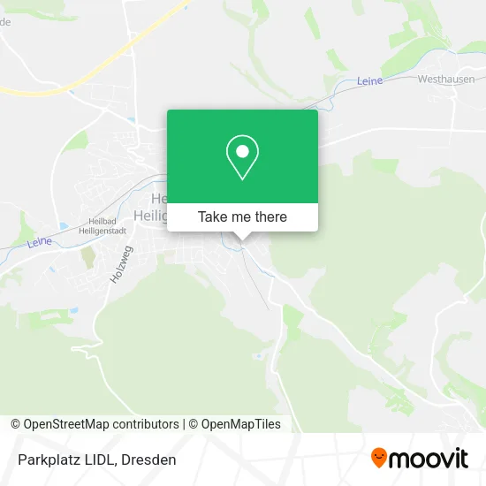 Parkplatz LIDL map