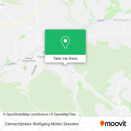 Карта Zahnarztpraxis Wolfgang Müller