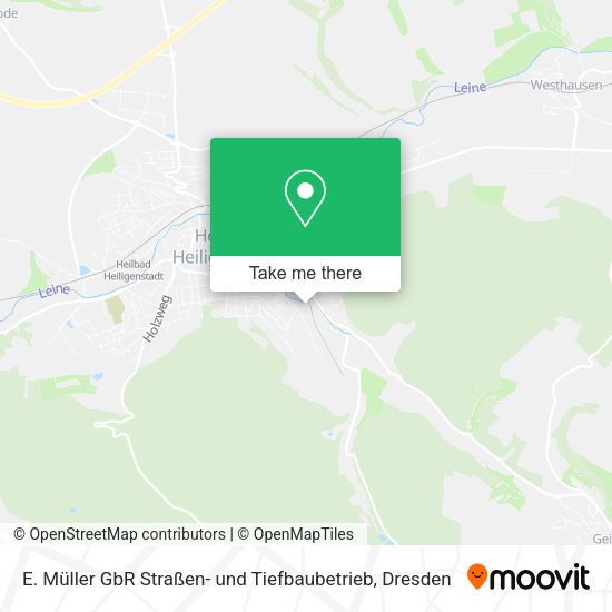 Карта E. Müller GbR Straßen- und Tiefbaubetrieb