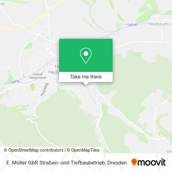 Карта E. Müller GbR Straßen- und Tiefbaubetrieb
