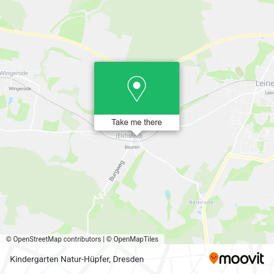Карта Kindergarten Natur-Hüpfer