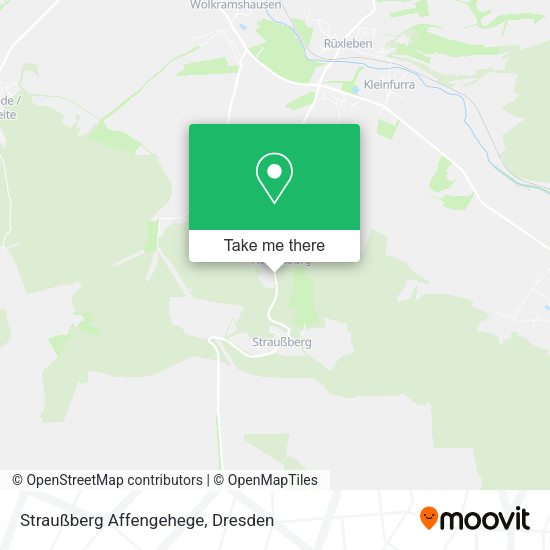Карта Straußberg Affengehege