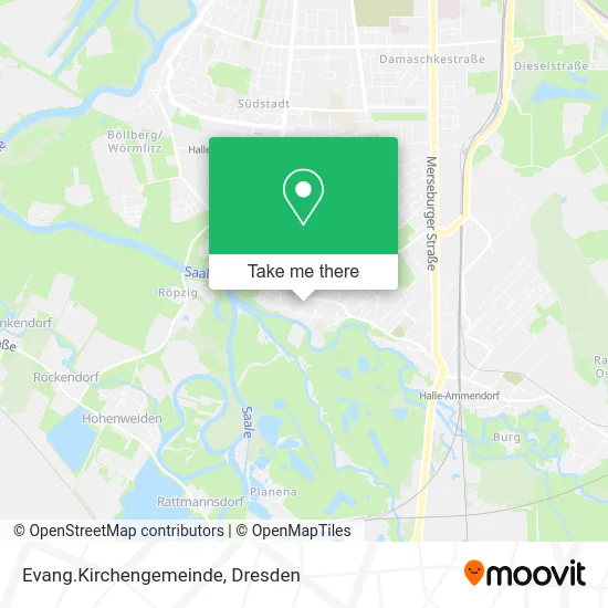 Карта Evang.Kirchengemeinde