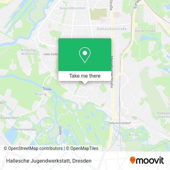 Карта Hallesche Jugendwerkstatt