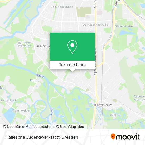 Карта Hallesche Jugendwerkstatt