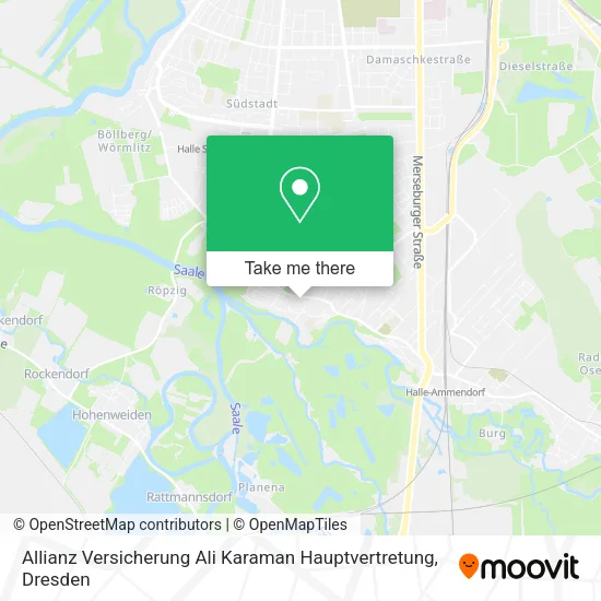 Карта Allianz Versicherung Ali Karaman Hauptvertretung