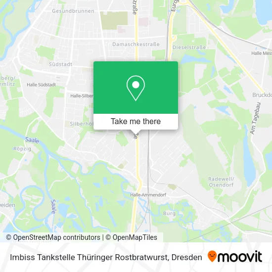 Карта Imbiss Tankstelle Thüringer Rostbratwurst