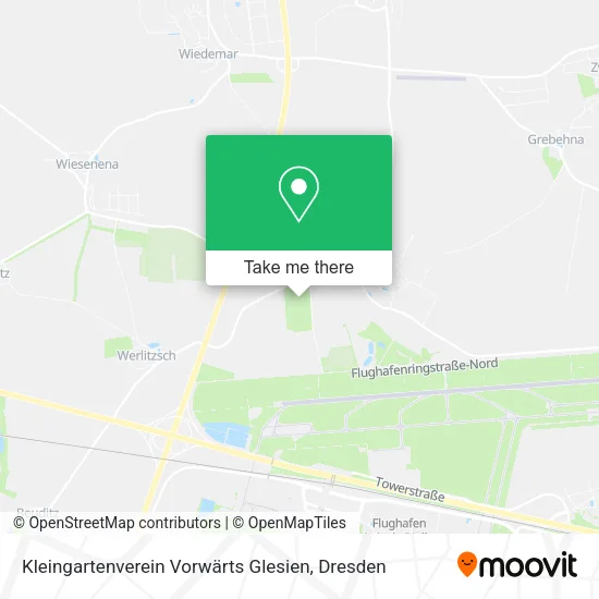 Карта Kleingartenverein Vorwärts Glesien