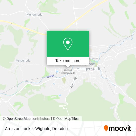 Карта Amazon Locker-Wigbald