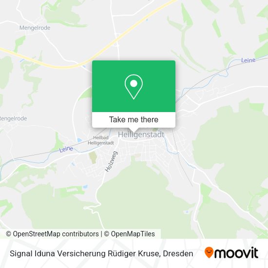 Карта Signal Iduna Versicherung Rüdiger Kruse