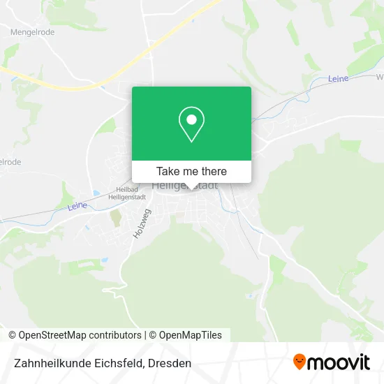 Карта Zahnheilkunde Eichsfeld