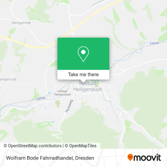 Карта Wolfram Bode Fahrradhandel