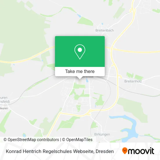Карта Konrad Hentrich Regelschules Webseite