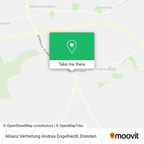 Карта Allianz Vertretung Andrea Engelhardt
