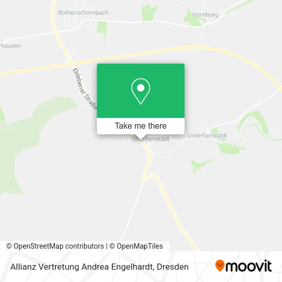 Карта Allianz Vertretung Andrea Engelhardt