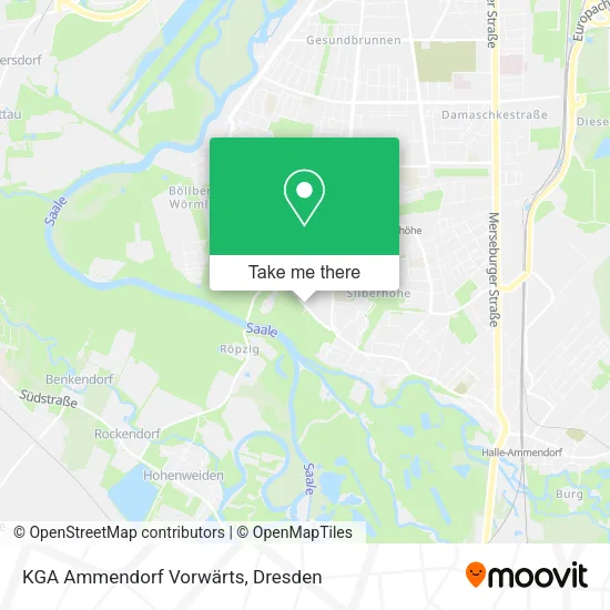 Карта KGA Ammendorf Vorwärts