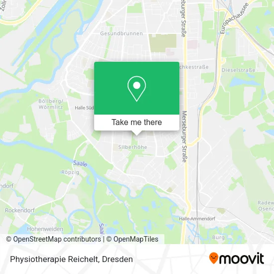 Карта Physiotherapie Reichelt