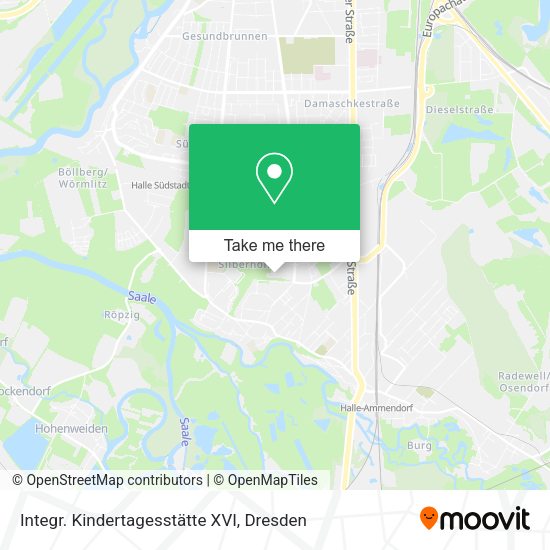 Карта Integr. Kindertagesstätte XVI