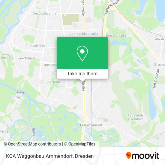 Карта KGA Waggonbau Ammendorf