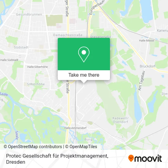 Карта Protec Gesellschaft für Projektmanagement