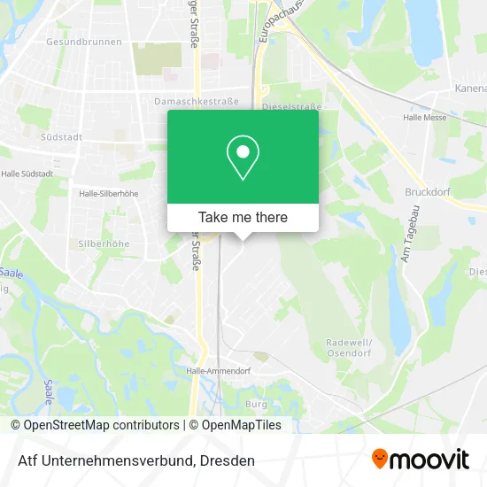 Карта Atf Unternehmensverbund