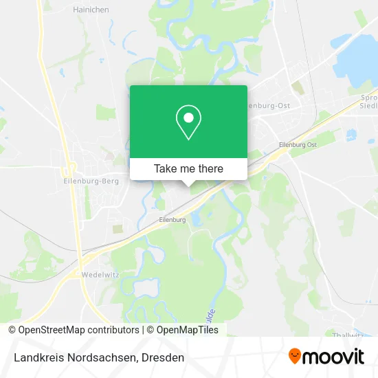Карта Landkreis Nordsachsen