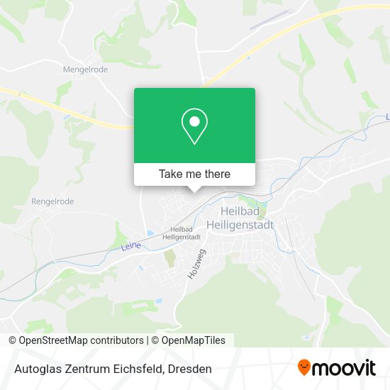 Карта Autoglas Zentrum Eichsfeld