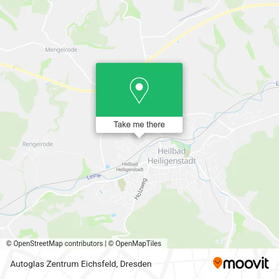 Карта Autoglas Zentrum Eichsfeld