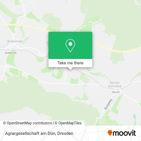 Карта Agrargesellschaft am Dün